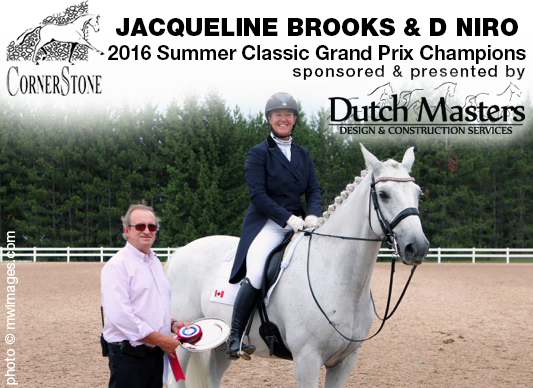 Jacqueline Brooks & DNiro - 2016 Grand Prix CHAMPIONS CORNERSTONE DRESSAGE